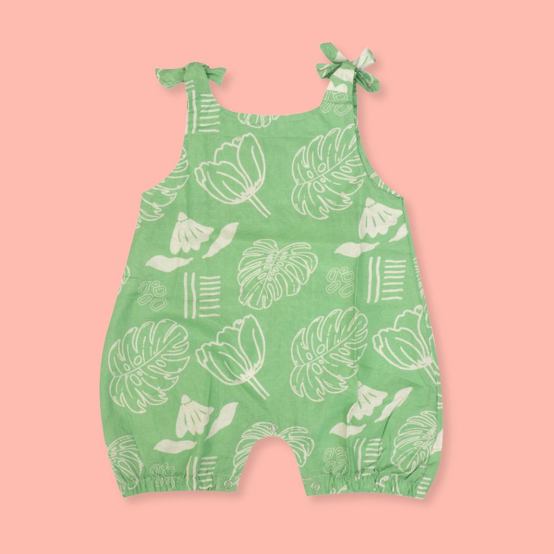 Lilsplash - Mulmul Cotton Knot Type Romper Pack of 2