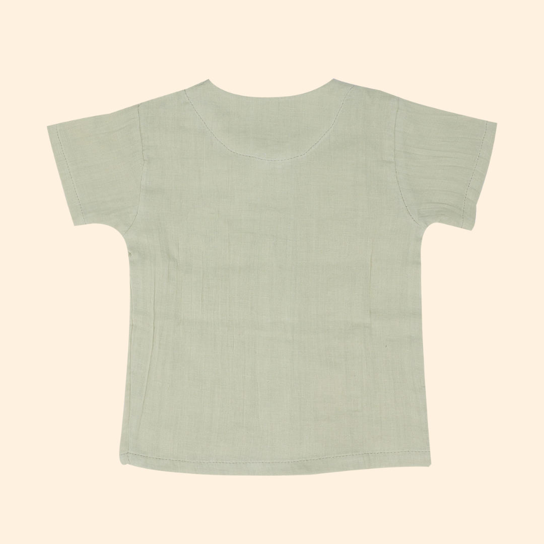 Monkie - Crinkled Muslin Co-ord Set