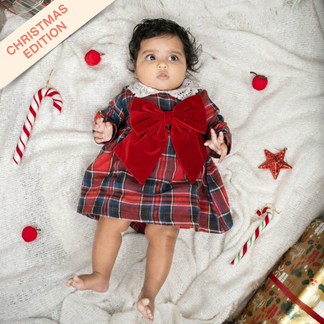 Berry Blocks - Full Sleeve Frock