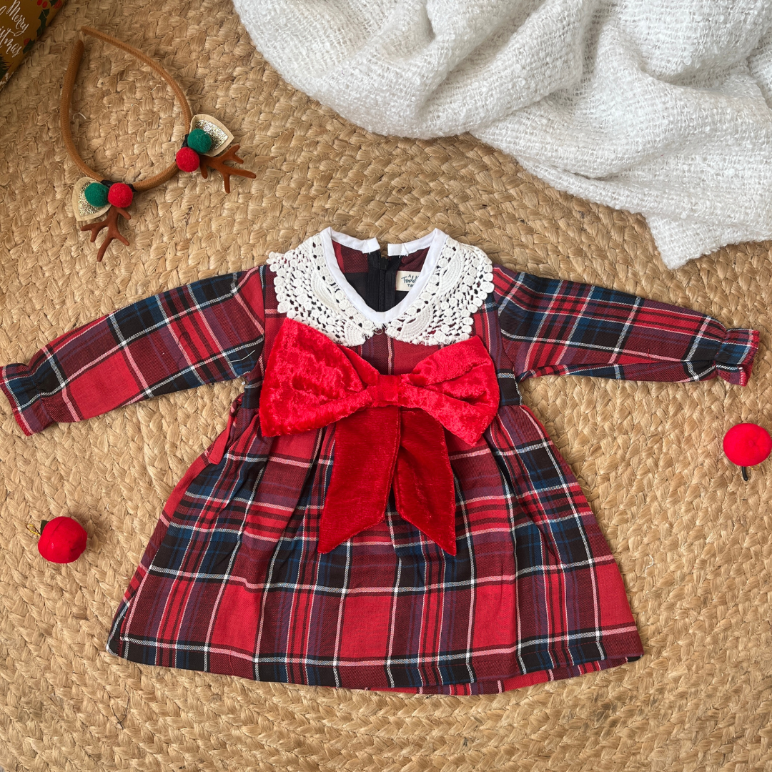 Berry Blocks - Full Sleeve Frock