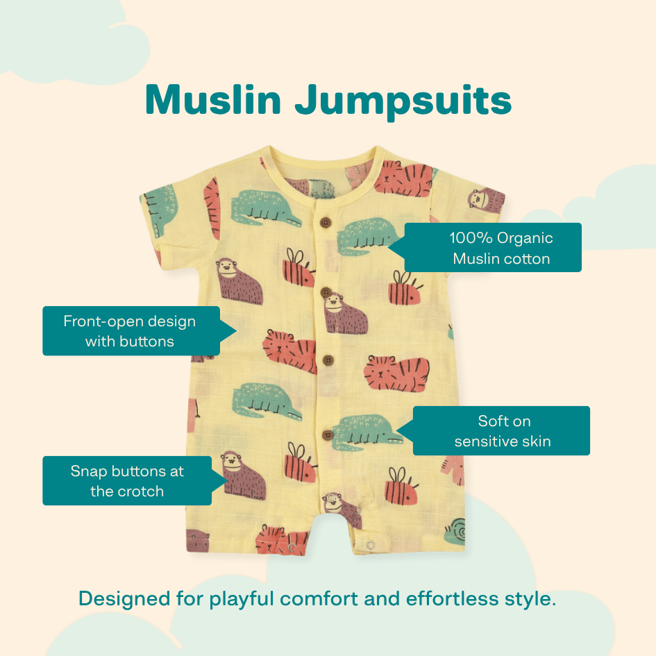 Flutterly - Muslin Jumpsuit