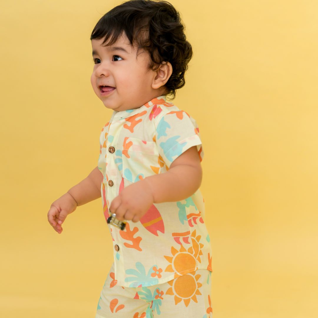 Lilsplash - Mulmul Cotton Co ord Set Pack of 2