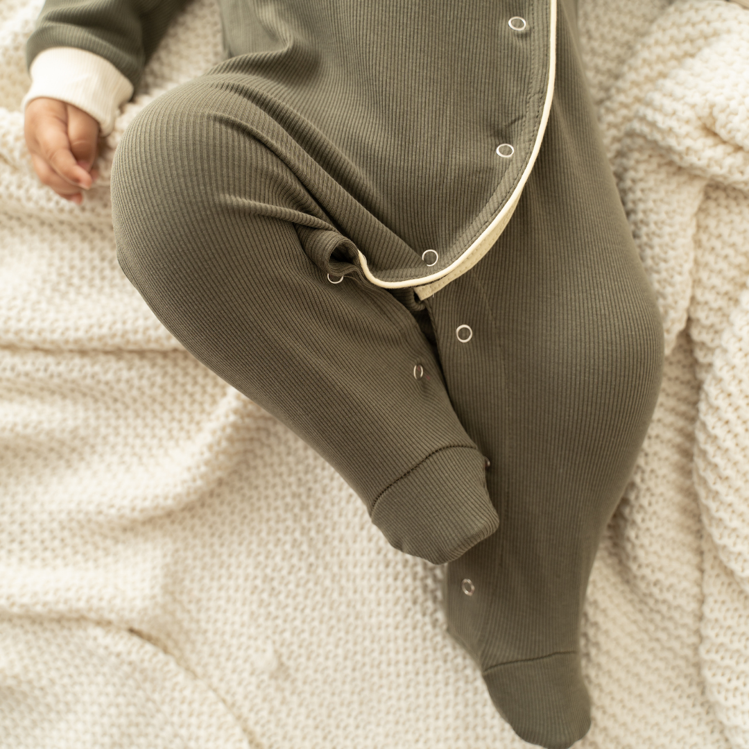 Matcha - Ribbed Modal Bodysuit