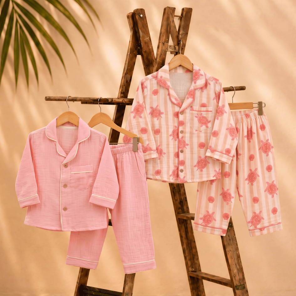 Lemonade Days - Crinkled Muslin Sleepsuit Pack of 2