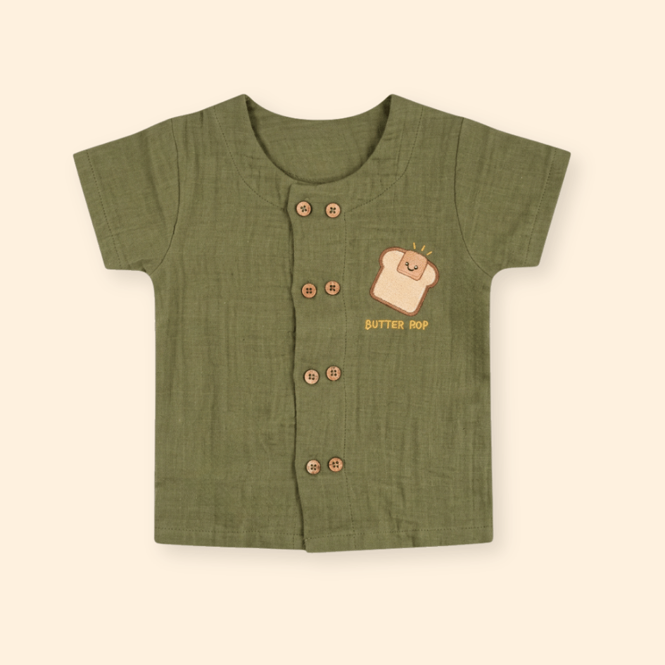 Rusty Prickle - Crinkled Muslin Co-ord Set
