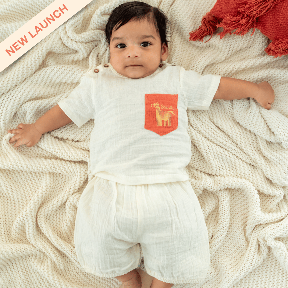 Rusty Cactus - Crinkled Muslin Co-ord Set with Pocket