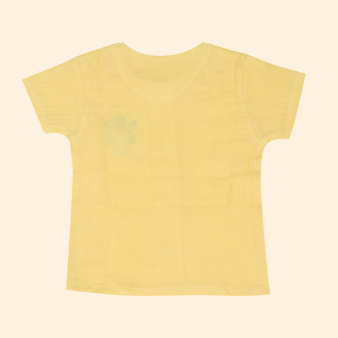 Woofie - Crinkled Muslin Co-ord Set