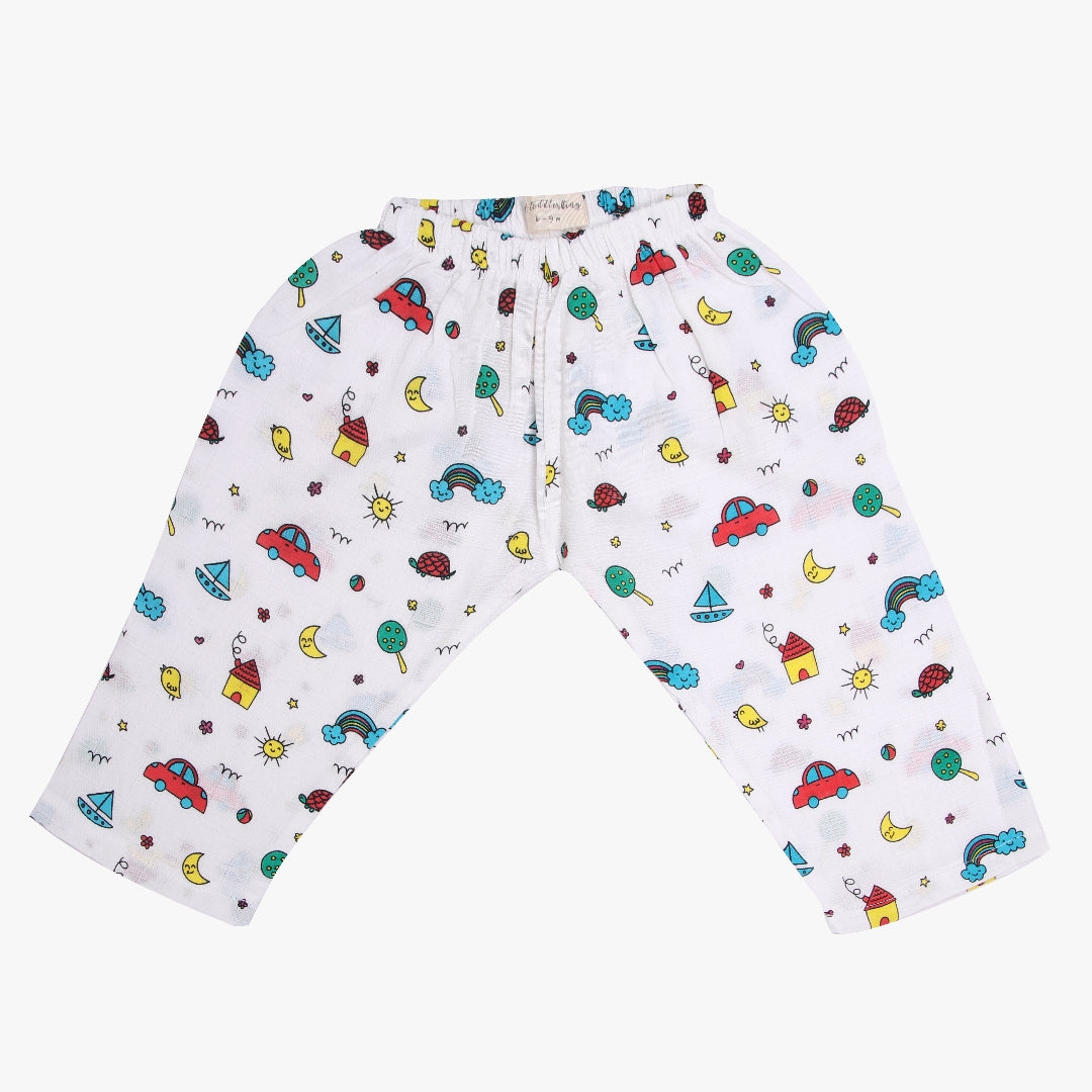 Ride Along - Muslin Sleep Suit Girls
