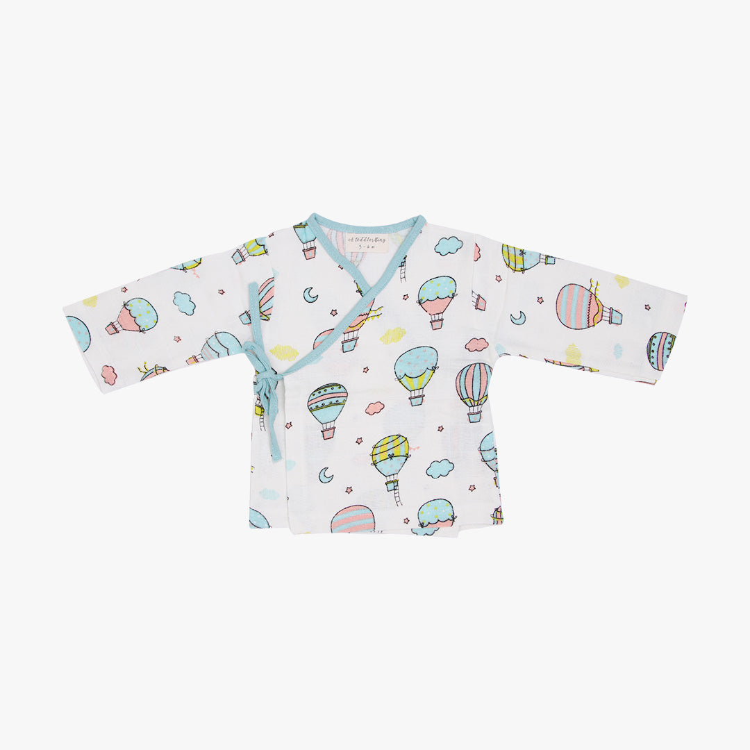 Flying Blue - Baby Full Sleeve Knot Type Top and Pant