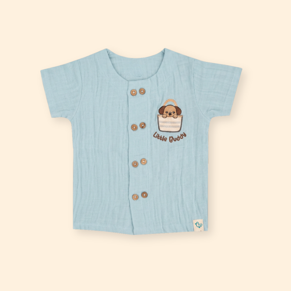 DeerButter - Crinkled Muslin Co-ord Set