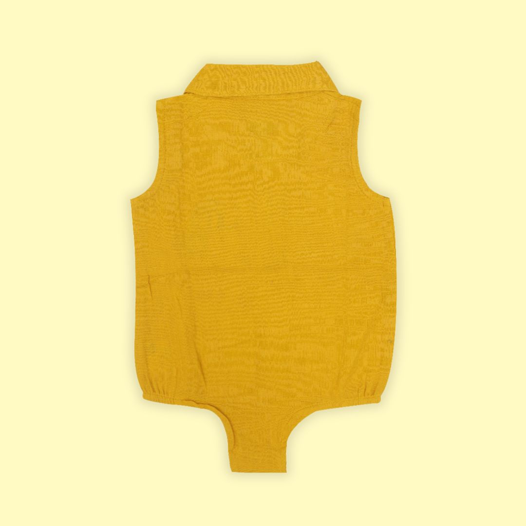 Cinnamon - Muslin Bee Romper for Babies