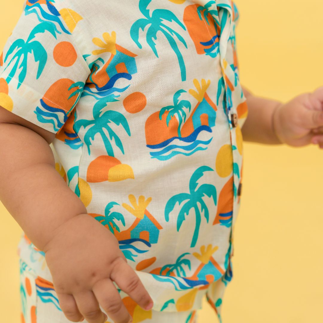 Lilsplash - Mulmul Cotton Co ord Set Pack of 2