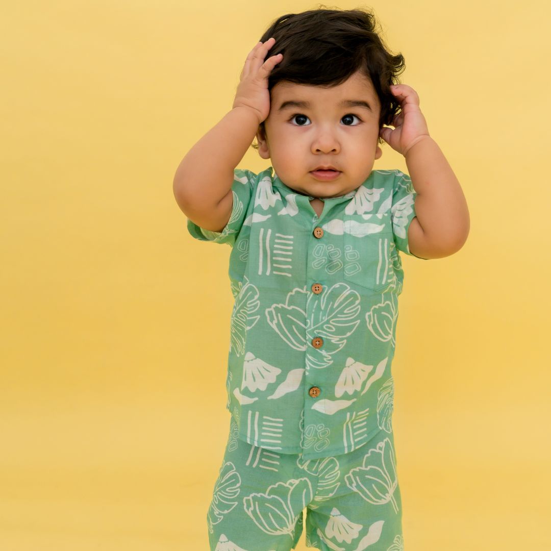 Lilsplash - Mulmul Cotton Co ord Set Pack of 2