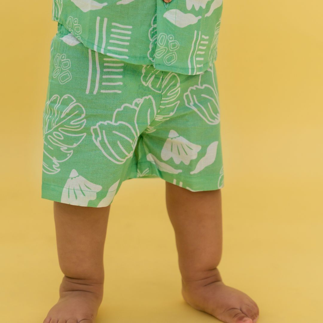 Citrus Splash - Mulmul Cotton Coord Set