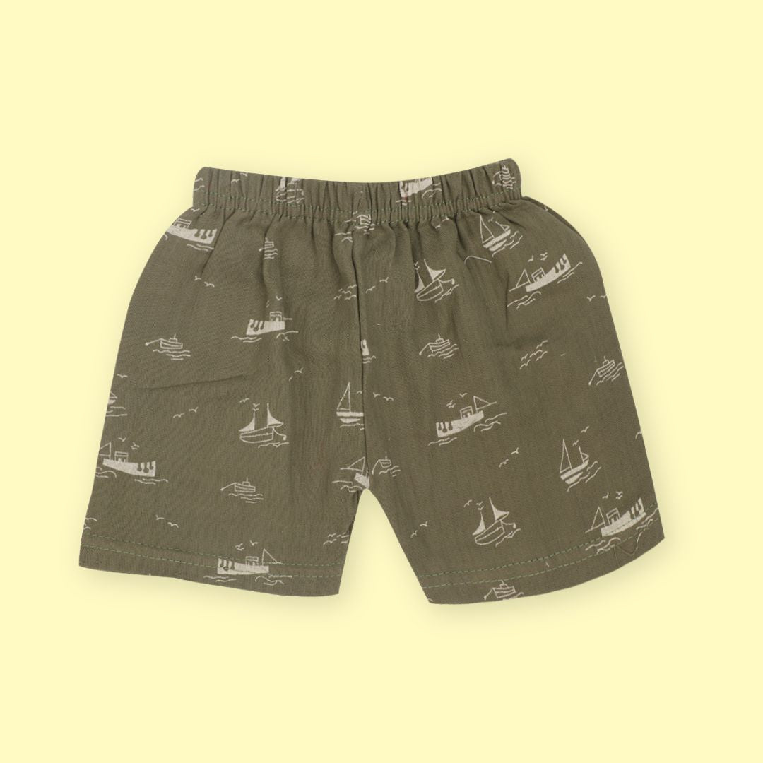 Tiny Wheel - Muslin Jabla and Shorts for Babies and Toddlers