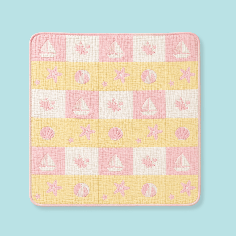 Happy Garden - Crinkled Muslin Bamboo Blanket
