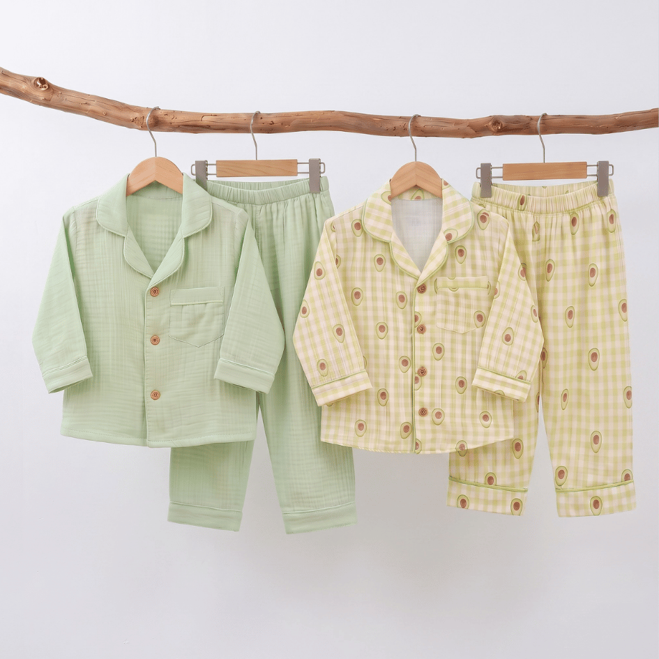 Lemonade Days - Crinkled Muslin Sleepsuit Pack of 2