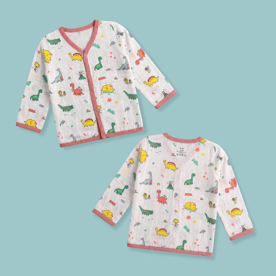 Muslin Full Sleeve Jabla Combo - Pack of 3