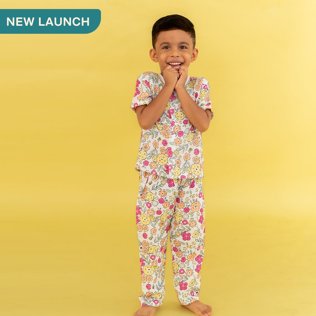 Spring Whispers - Muslin Sleep Suit for babies and kids (Unisex)