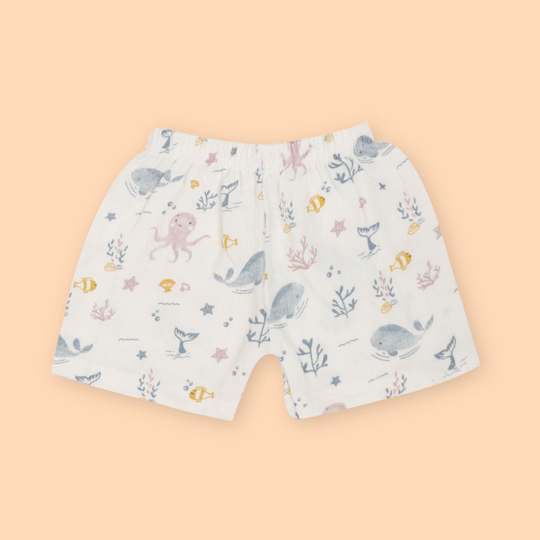Tiny Wheel - Muslin Jabla and Shorts for Babies and Toddlers