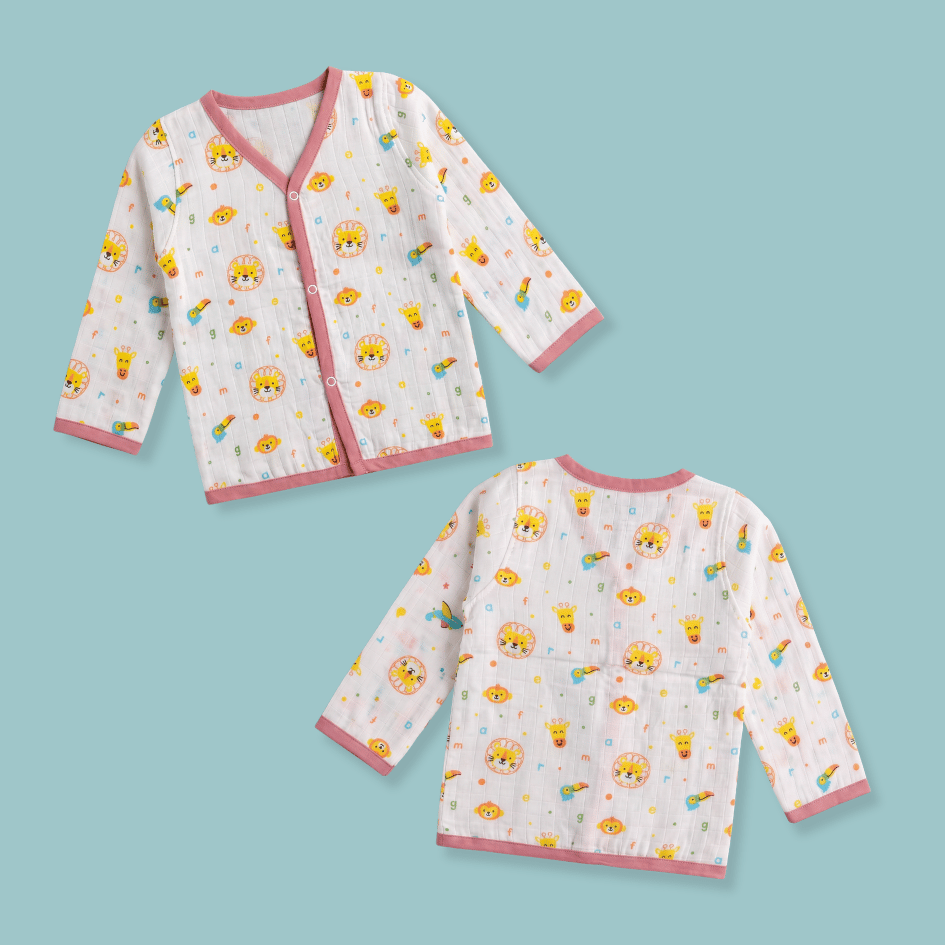 Muslin Full Sleeve Jabla Combo - Pack of 3