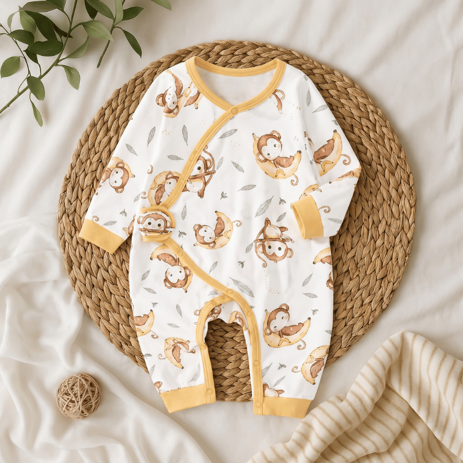 Bloom Berry - Cotton Bodysuit