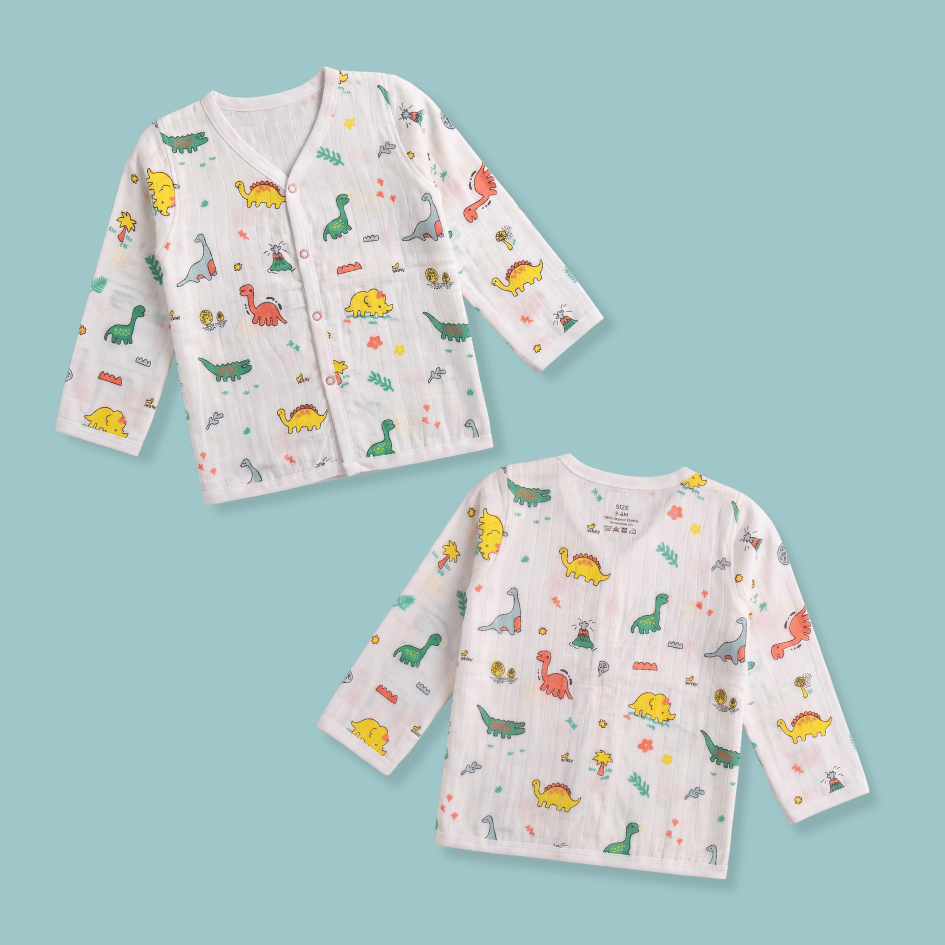 Muslin Full Sleeve Jabla Combo - Pack of 3