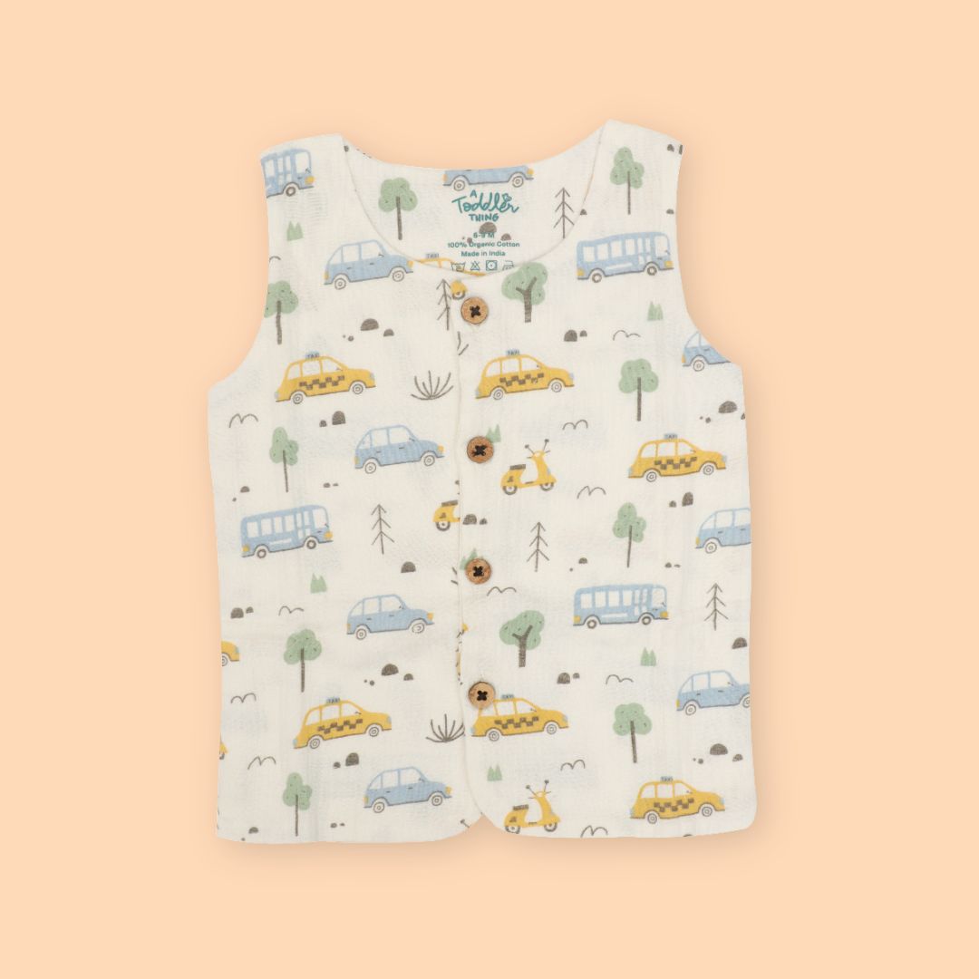 Tiny Wheel - Muslin Jabla and Shorts for Babies and Toddlers