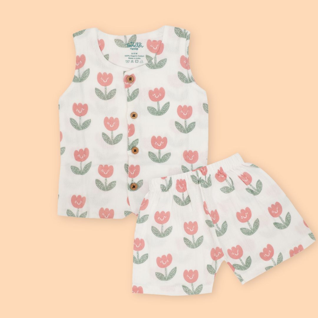 Tiny Wheel - Muslin Jabla and Shorts for Babies and Toddlers
