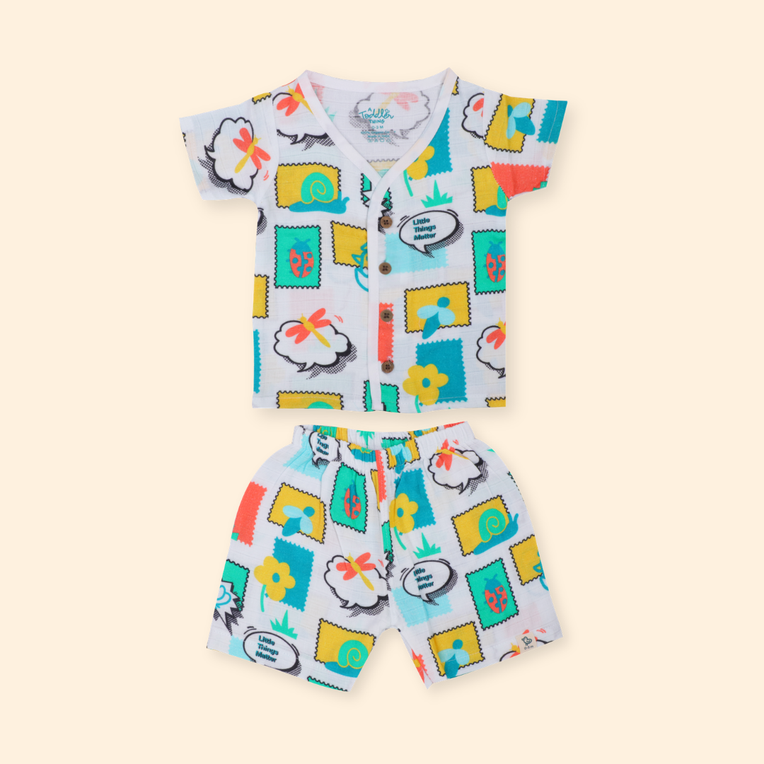 Little Wanderers - Muslin Top and Shorts