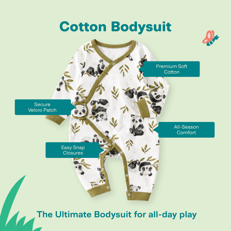 Bloom Berry - Cotton Bodysuit