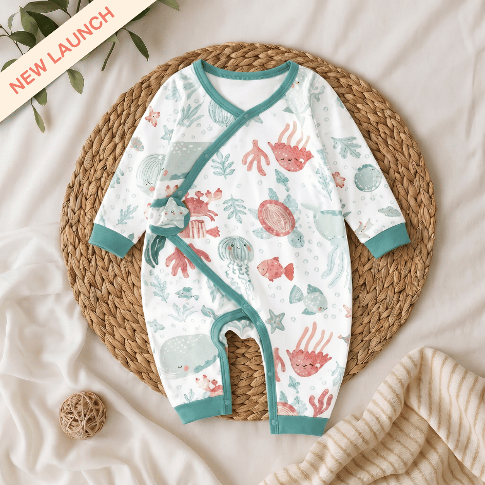 Bloom Berry - Cotton Bodysuit