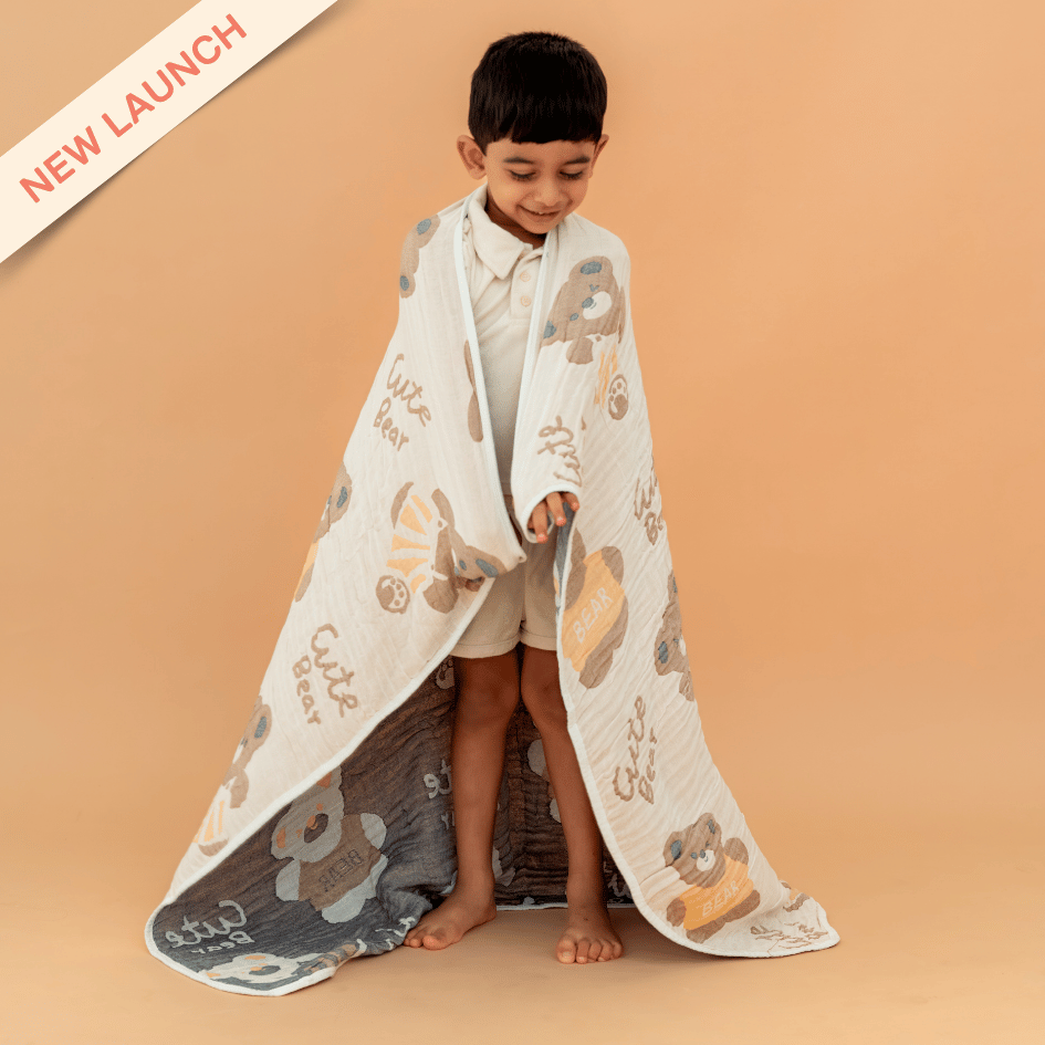 Cuddle Pops - Crinkled Muslin Bamboo Blanket
