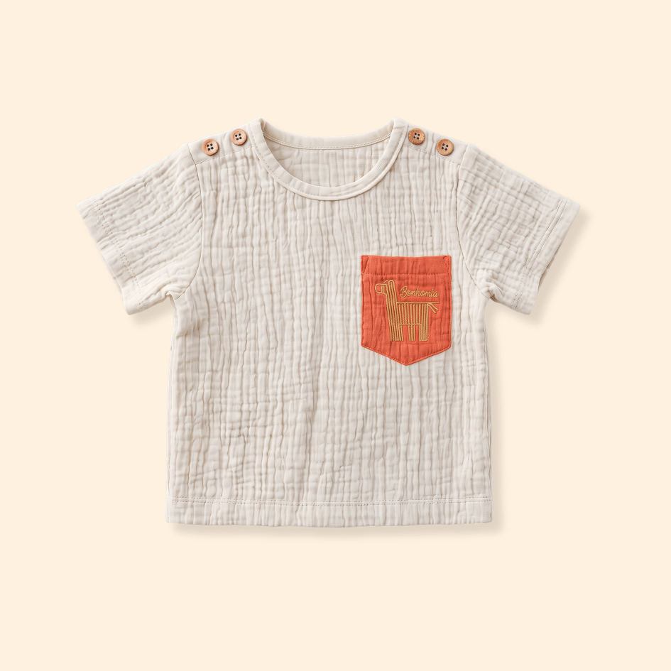 Rusty Cactus - Crinkled Muslin Co-ord Set with Pocket