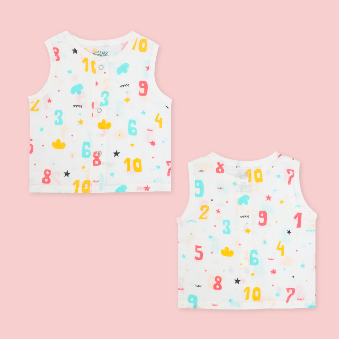 BEST SELLER - Muslin Jabla Button Type for Babies -  Combo Packs