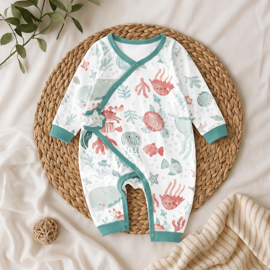 Bloom Berry - Cotton Bodysuit