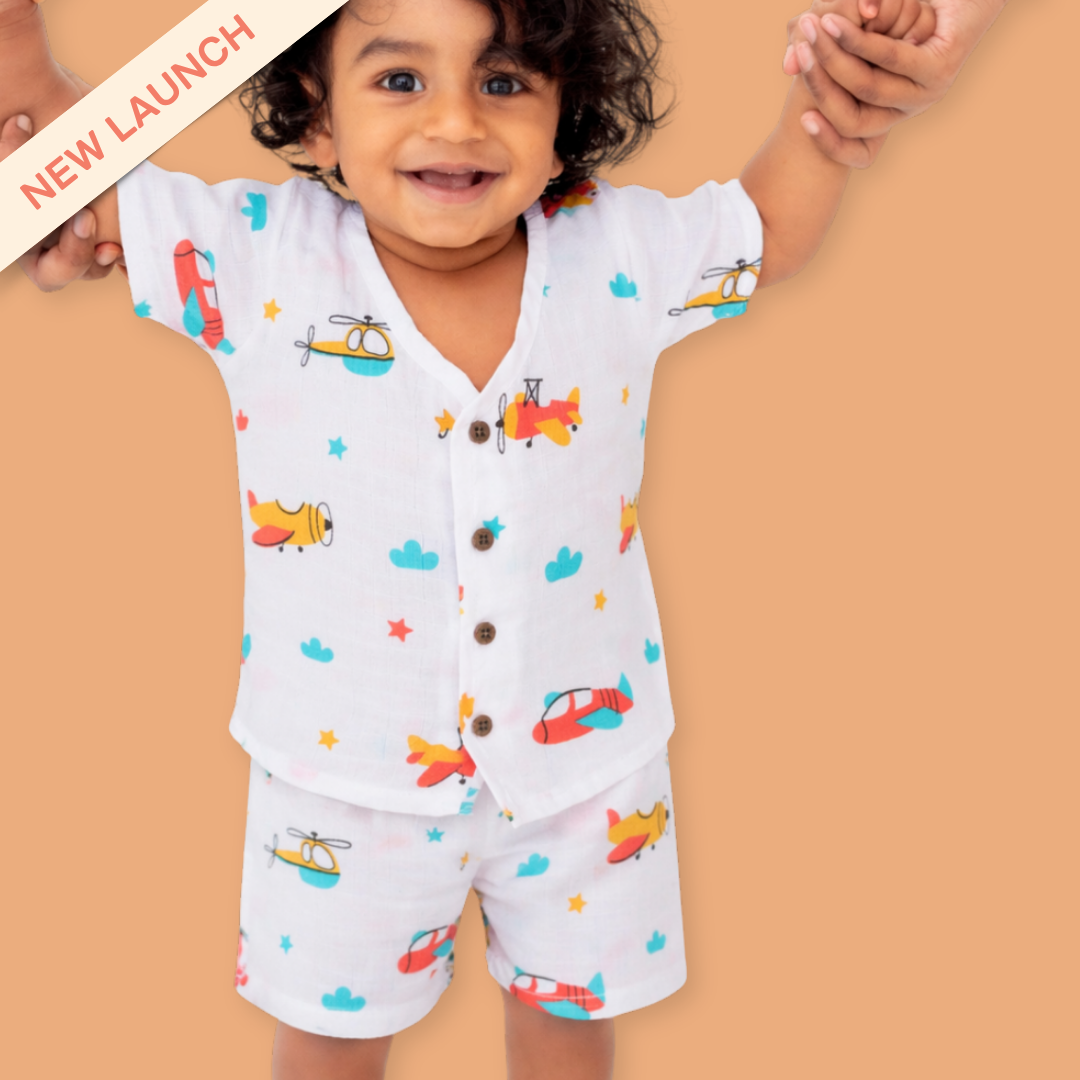 Little Wanderers - Muslin Top and Shorts