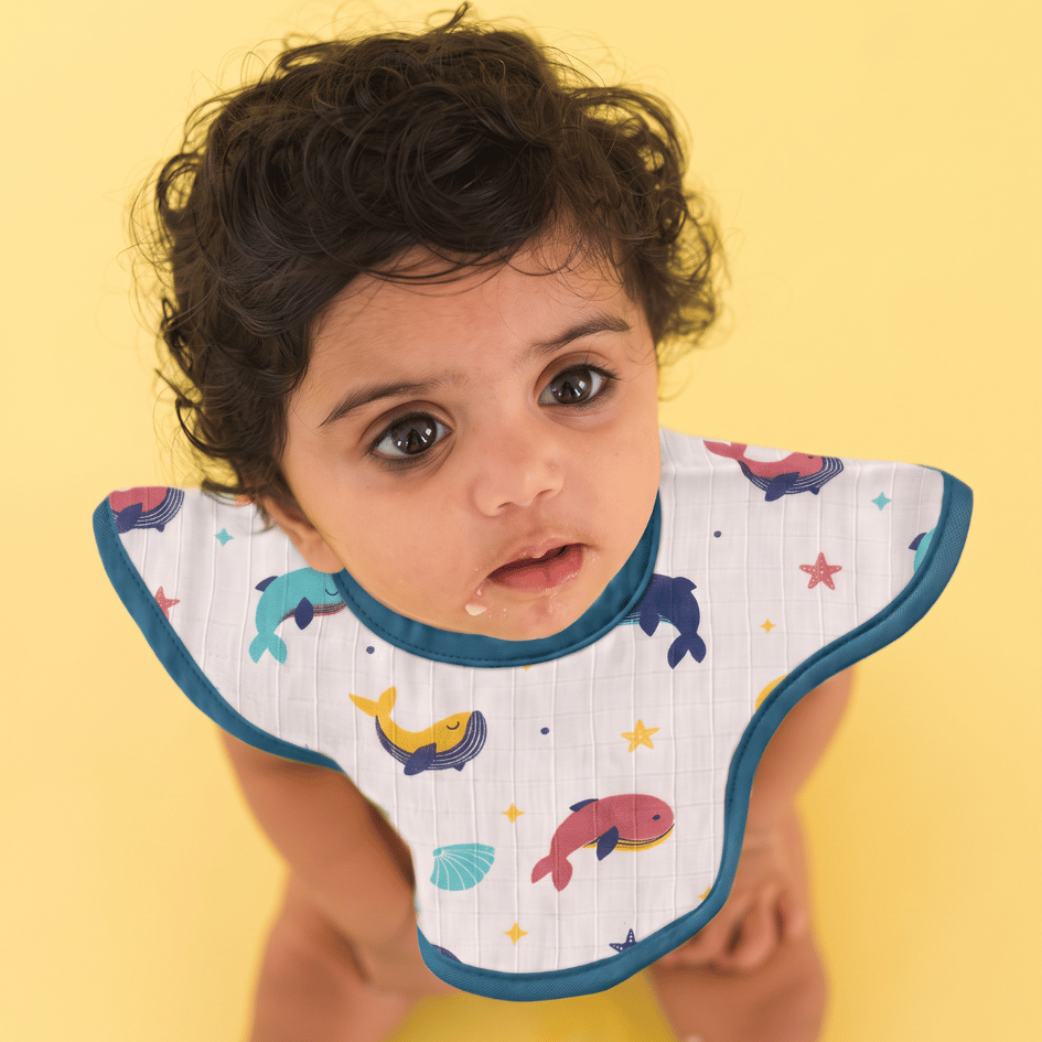 Air Hopper - Muslin Bib (6-12 Months)