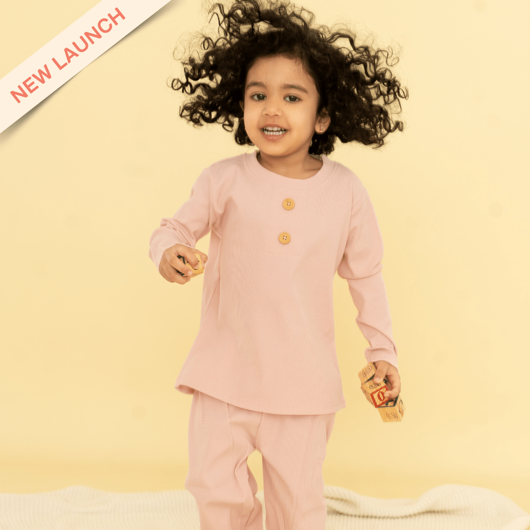 Berry Crush - Ribbed Modal Full Sleeve Top and Pant