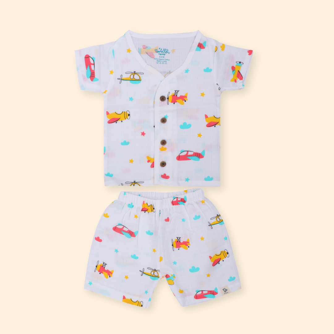 Little Wanderers - Muslin Top and Shorts