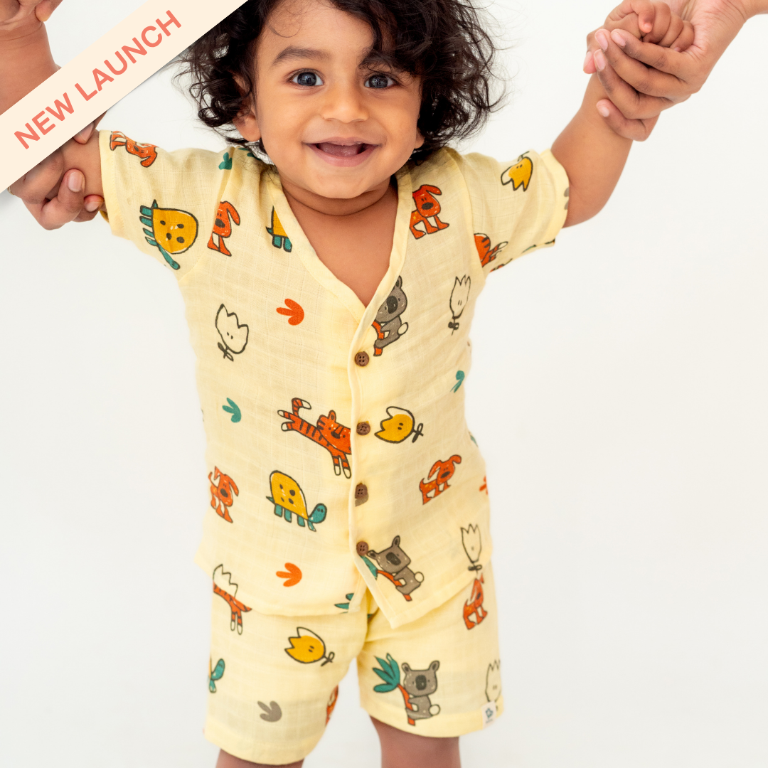 Little Wanderers - Muslin Top and Shorts