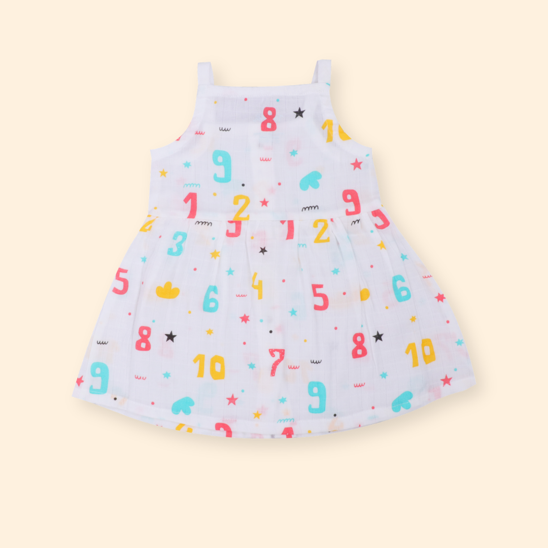 Trek Time -  Muslin Shoulder Strap Frock (Pack of 2)