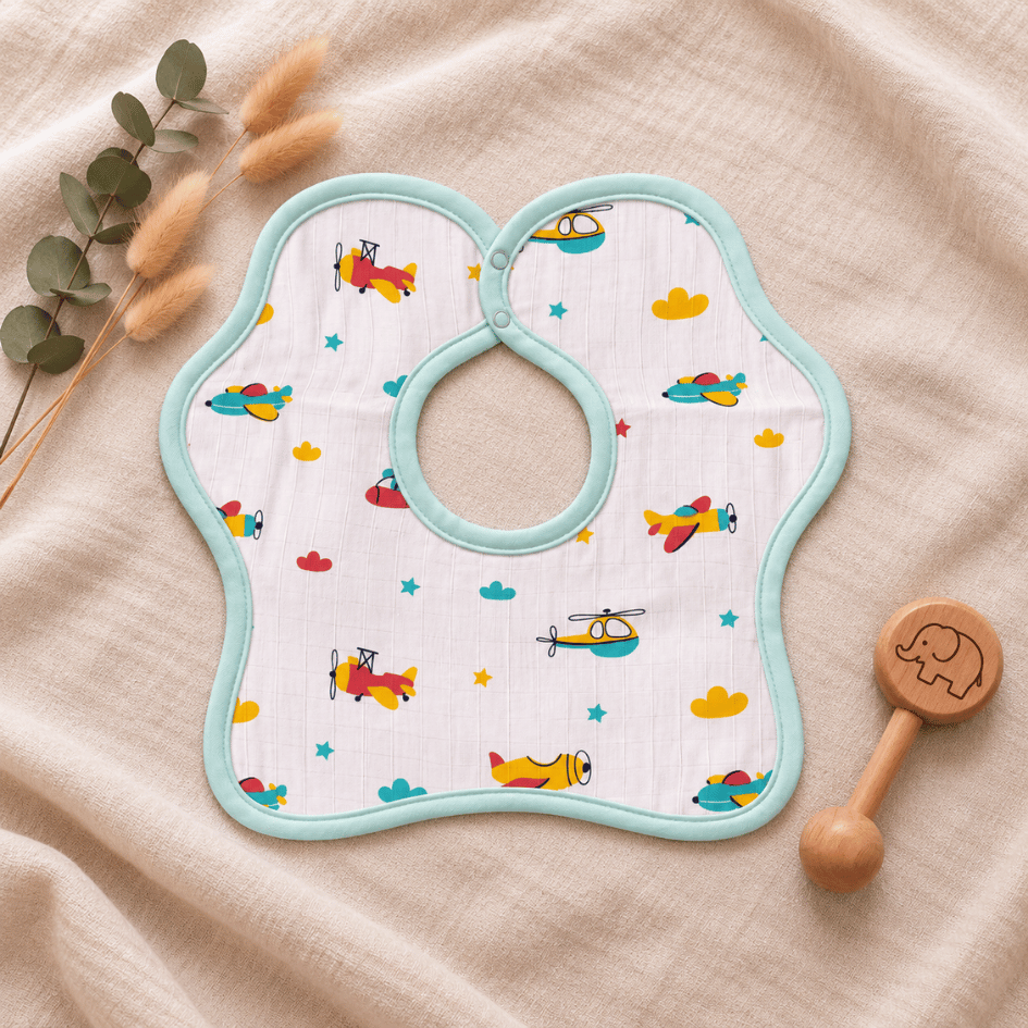 Air Hopper - Muslin Bib (6-12 Months)