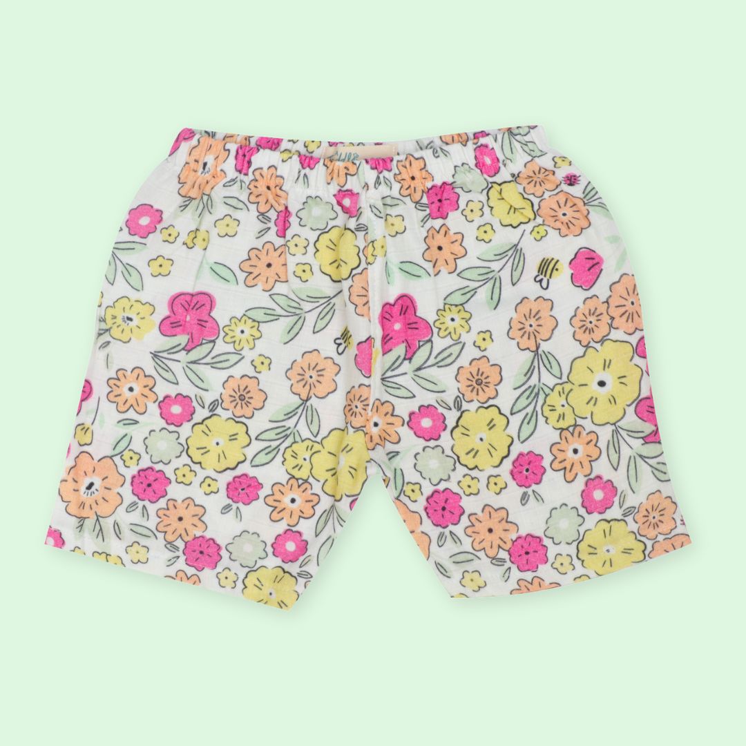 Spring Whispers - Muslin Jabla and Shorts for Babies and Toddlers