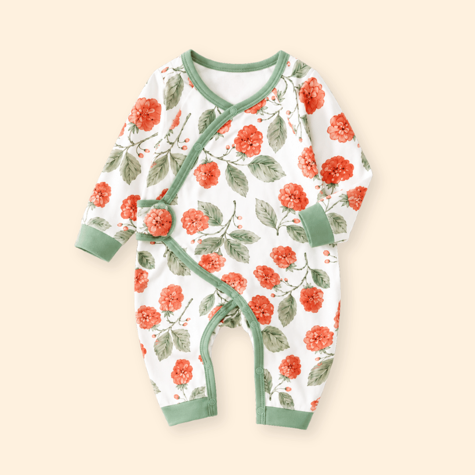 Bloom Berry - Cotton Bodysuit
