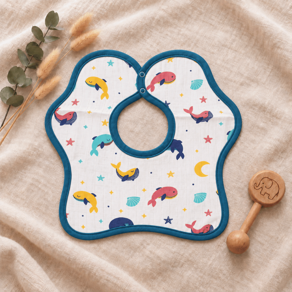 Air Hopper - Muslin Bib (6-12 Months)