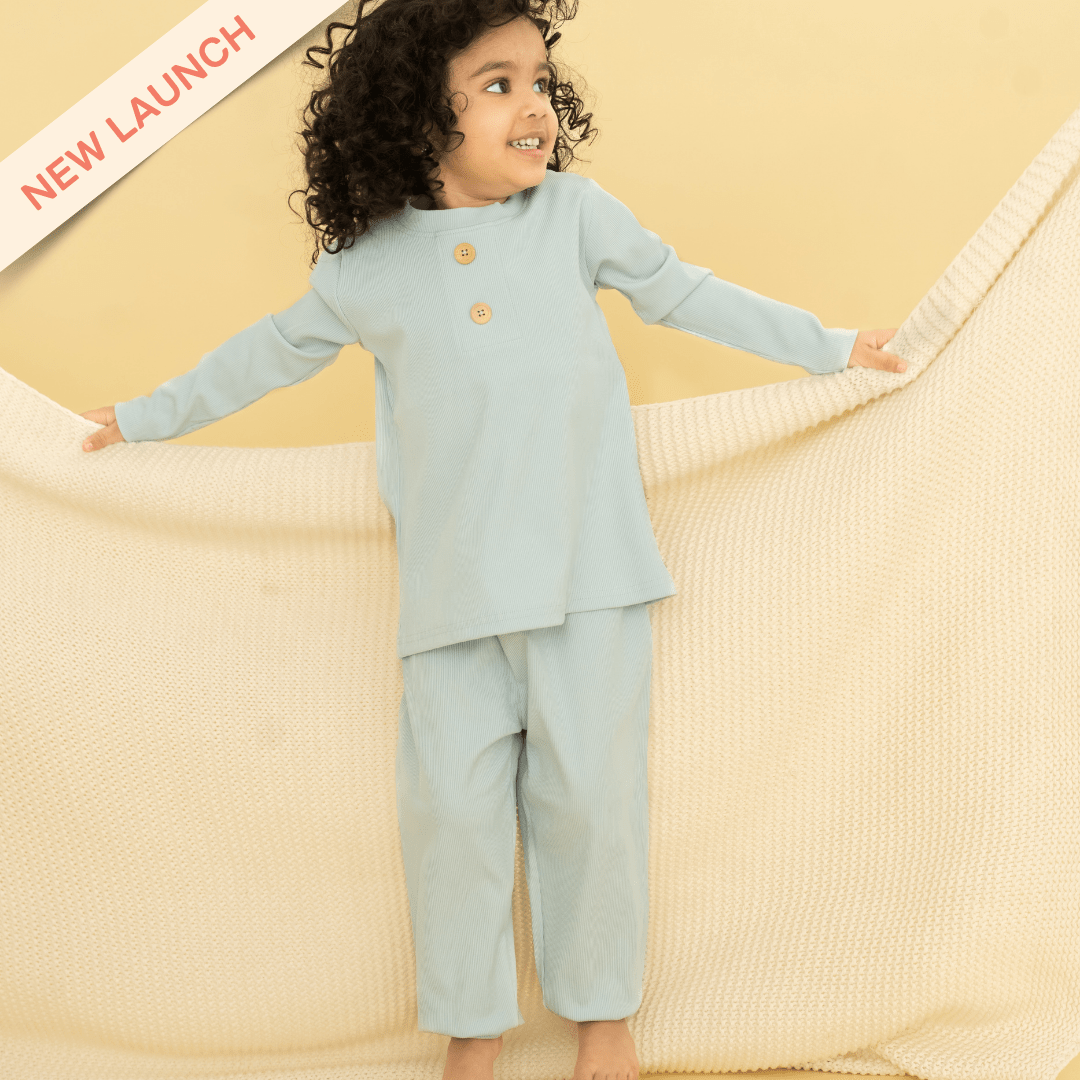 Berry Crush - Ribbed Modal Full Sleeve Top and Pant