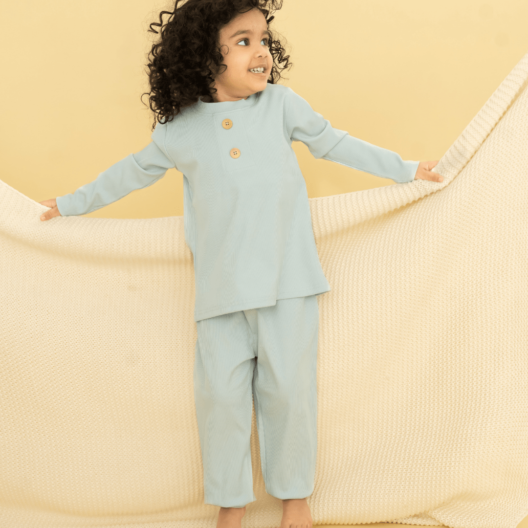 Berry Crush - Ribbed Modal Full Sleeve Top and Pant