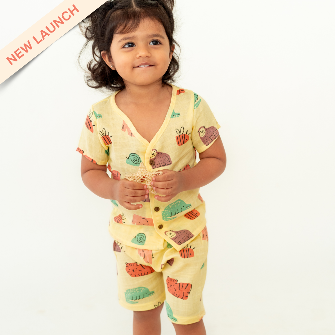 Little Wanderers - Muslin Top and Shorts