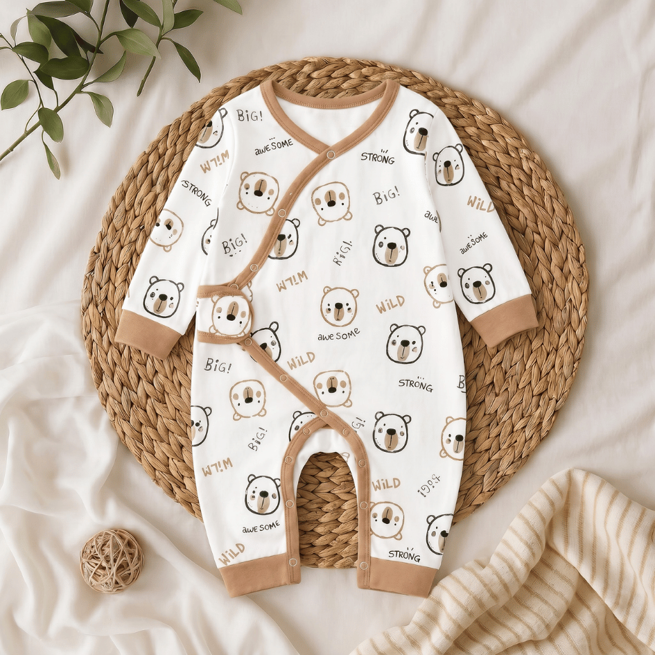 Bloom Berry - Cotton Bodysuit